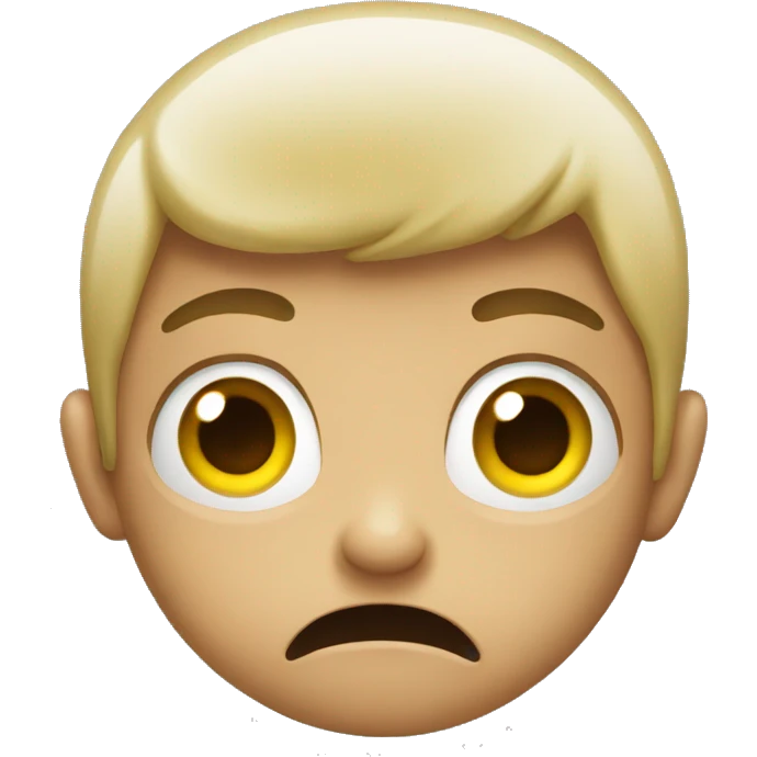 Scared emoji