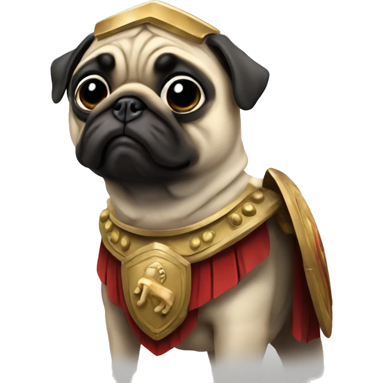 roman centurion pug emoji