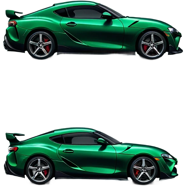 Toyota Supra new dark green emoji