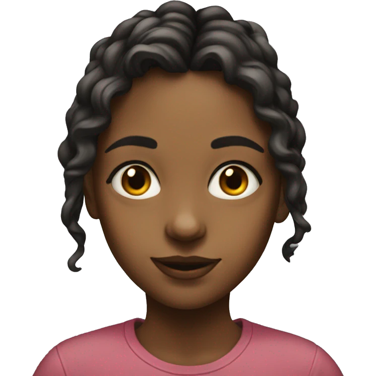 realistic portrait of a girl emoji