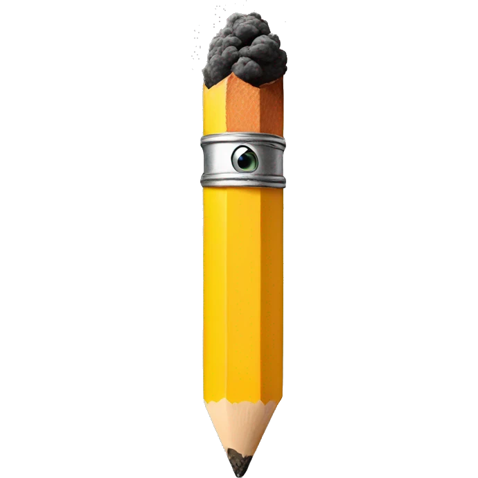Pencil smoking emoji