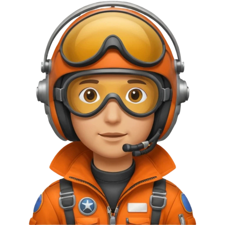 Rescue pilot in USA emoji