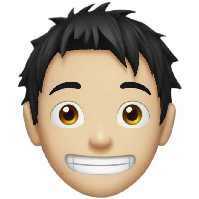 Luffy head emoji