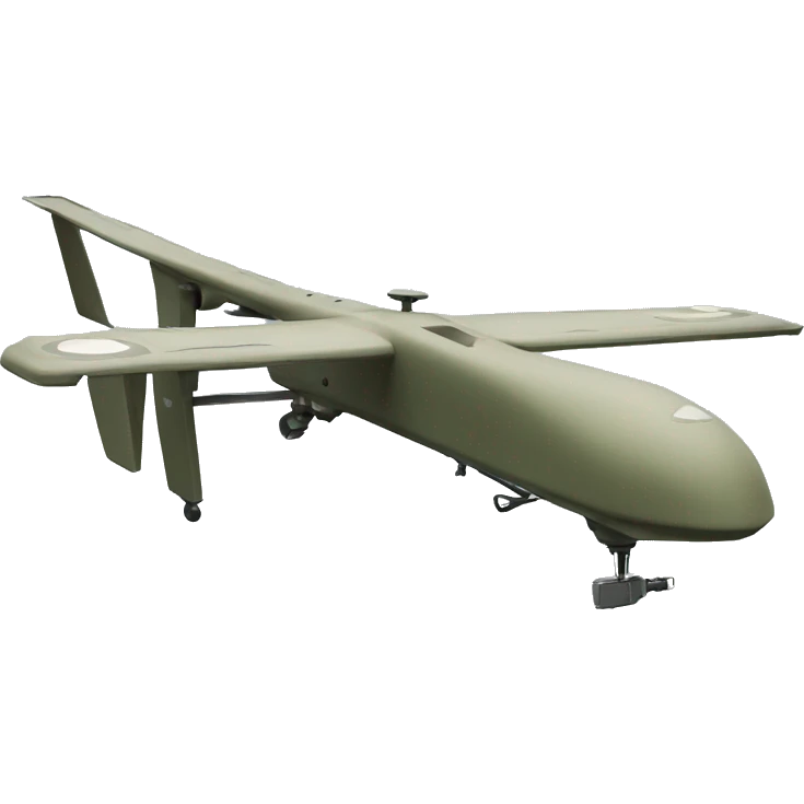 military UAV drone side view emoji
