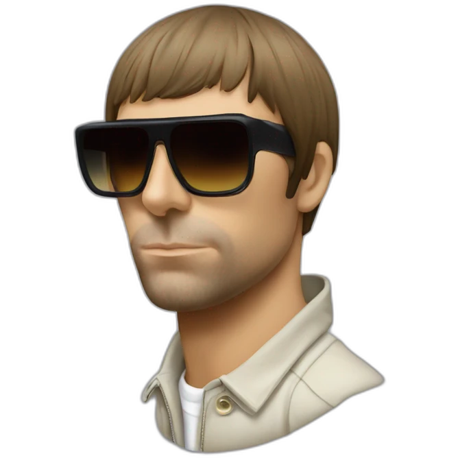 Liam Gallagher wtih sunglass emoji