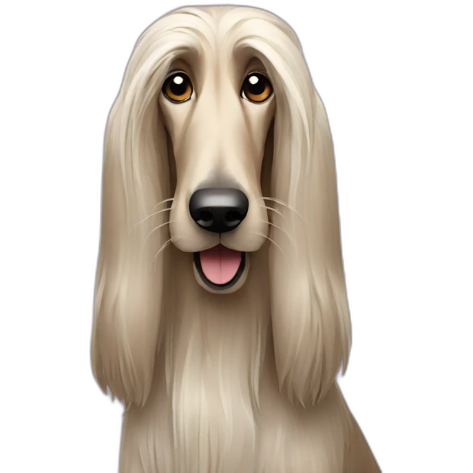afghan hound emoji