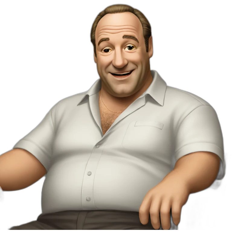Tony Soprano happy emoji
