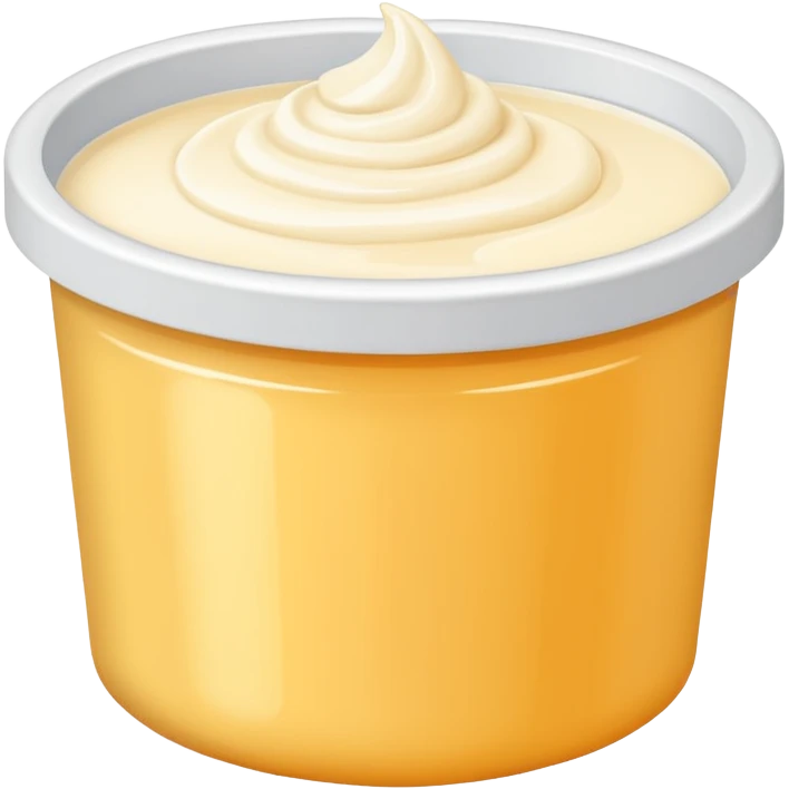 plastic tub creams emoji