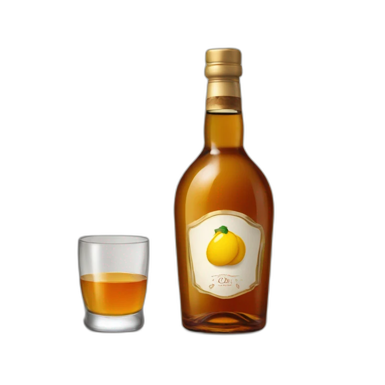 Bouteille de liqueur emoji