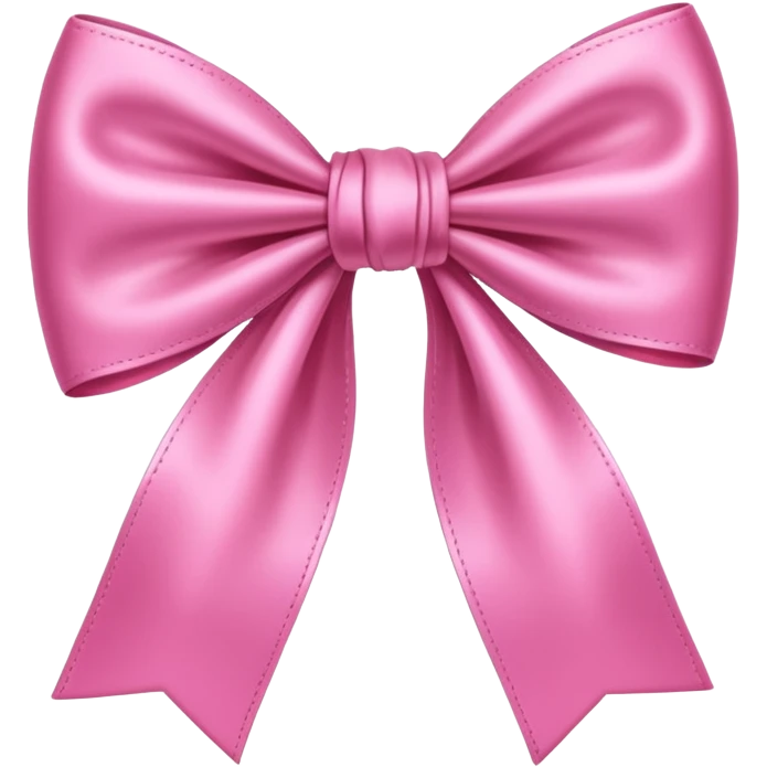 Pink bow emoji