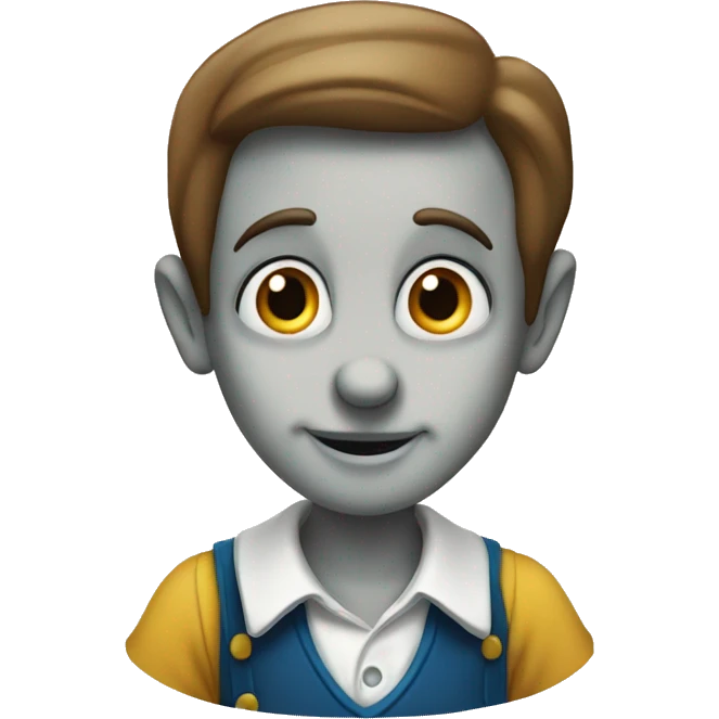 pinocchio with a very long nose emoji