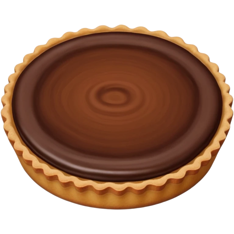 Chocolate tart emoji