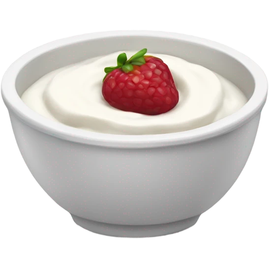 Yoghurt bowl emoji