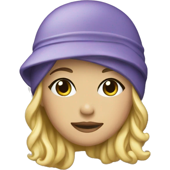 woman pin swimming cap emoji