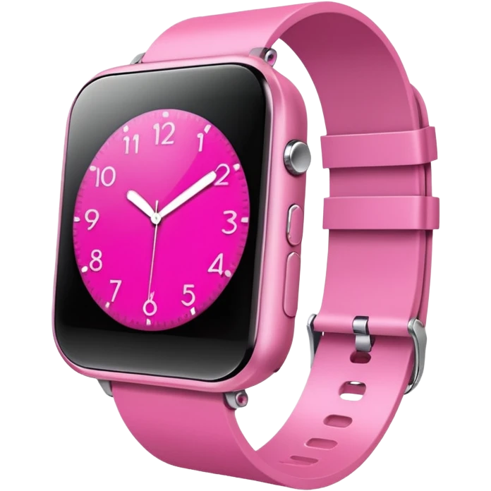 pink smart watch emoji