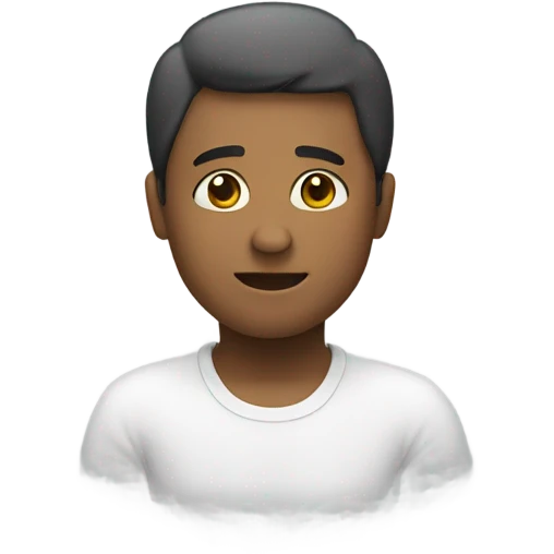 Looking down with their hands up emoji