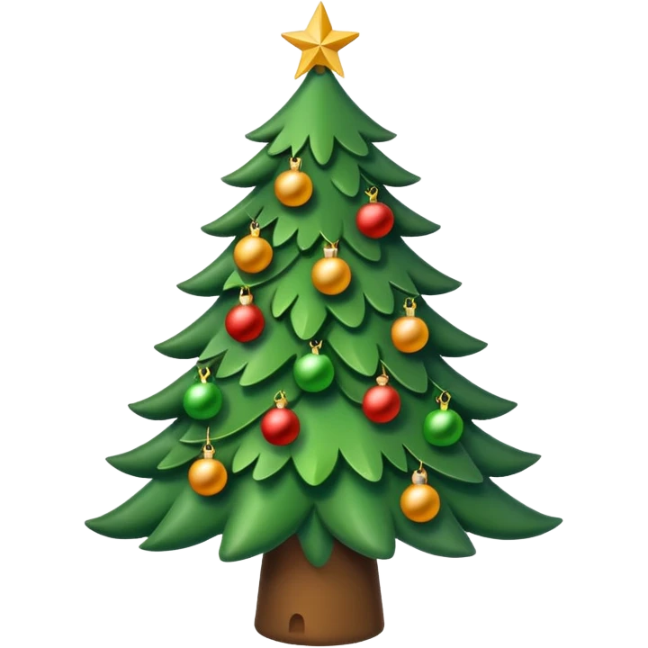 Christmas tree emoji