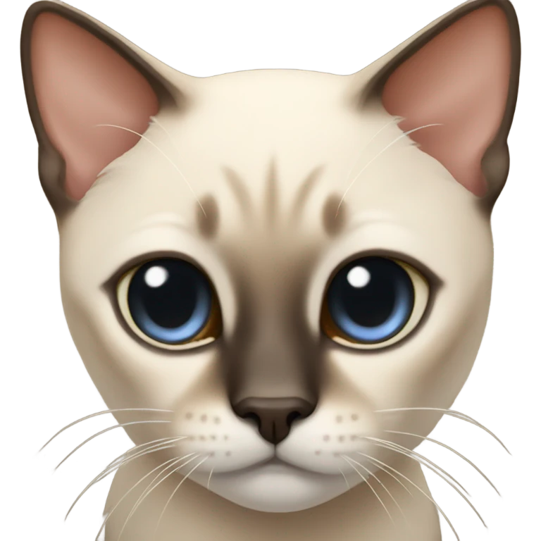 Siamese cat emoji