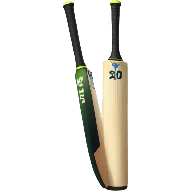 Cricket bat emoji small size emoji