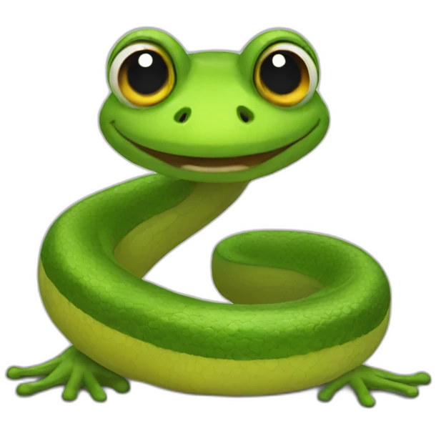 Frogsnake emoji