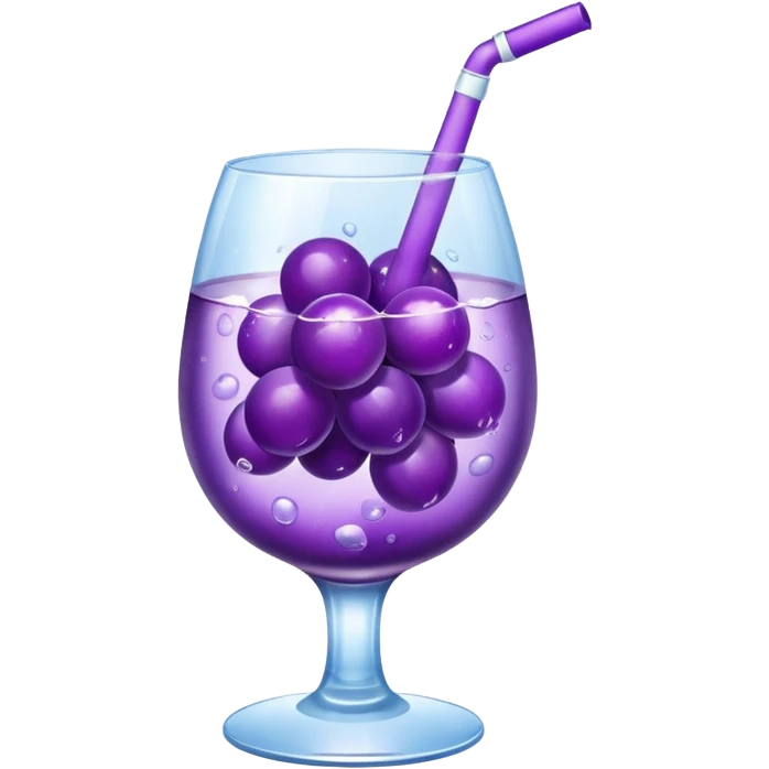 Ice grape ade emoji