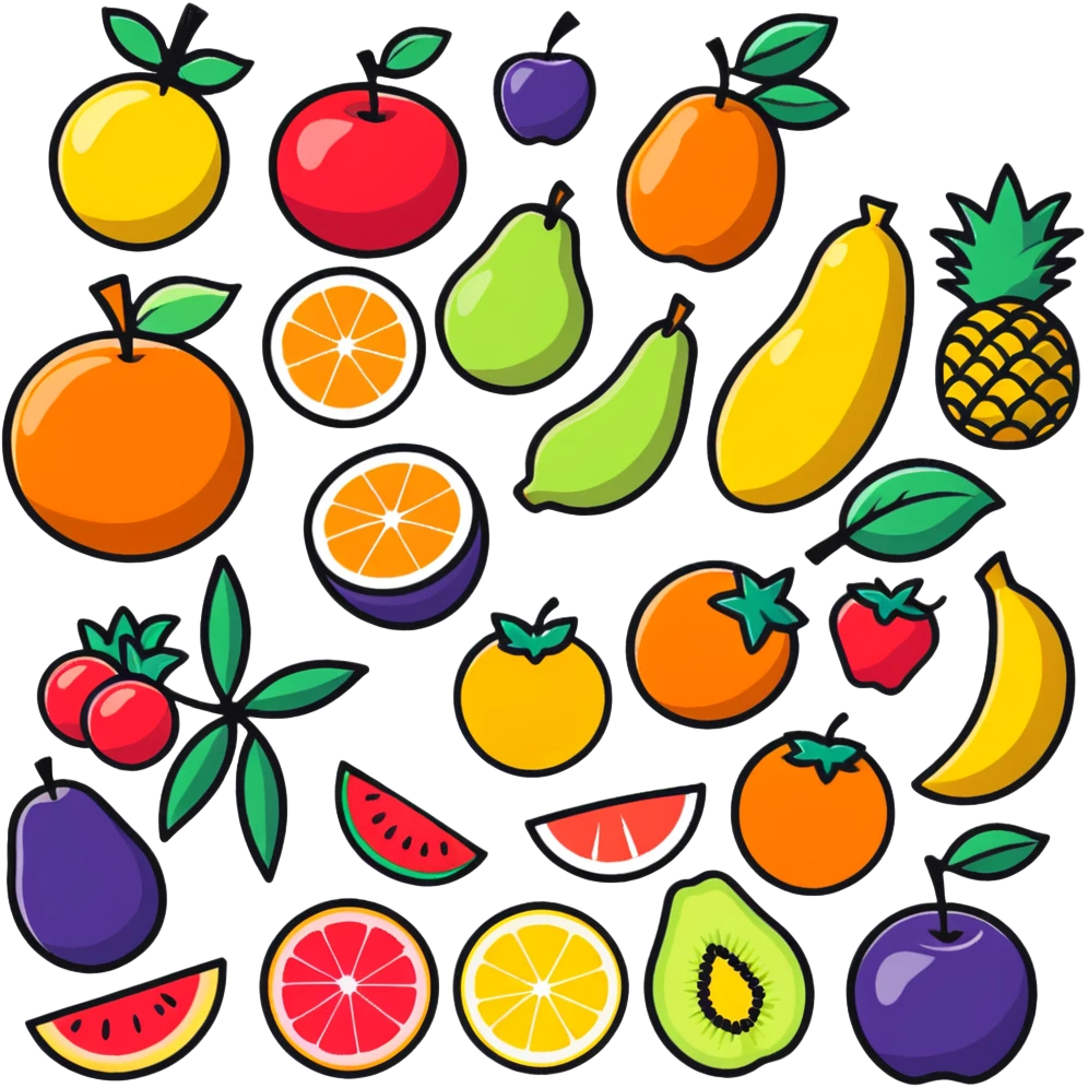colorful fruit assortment emoji