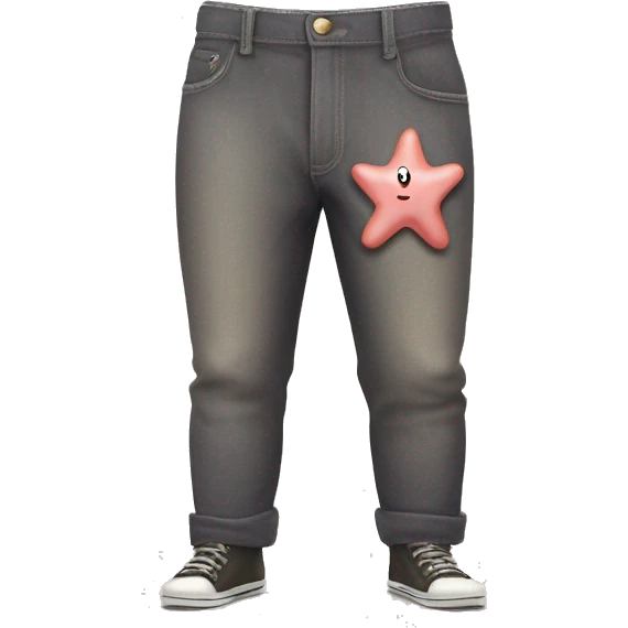Patrick Star wearing pants emoji