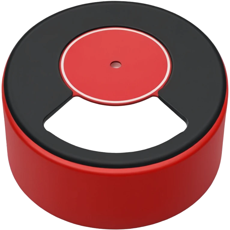 ice hockey ball disk (#00A3E0) and red (#F9423A) emoji