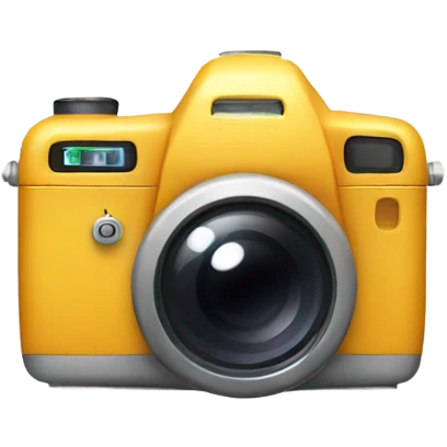 Camera with flash emoji