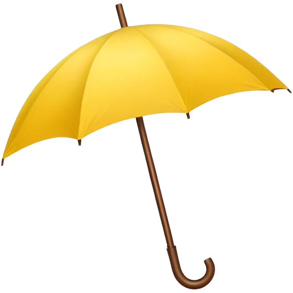 Yellow umbrella emoji