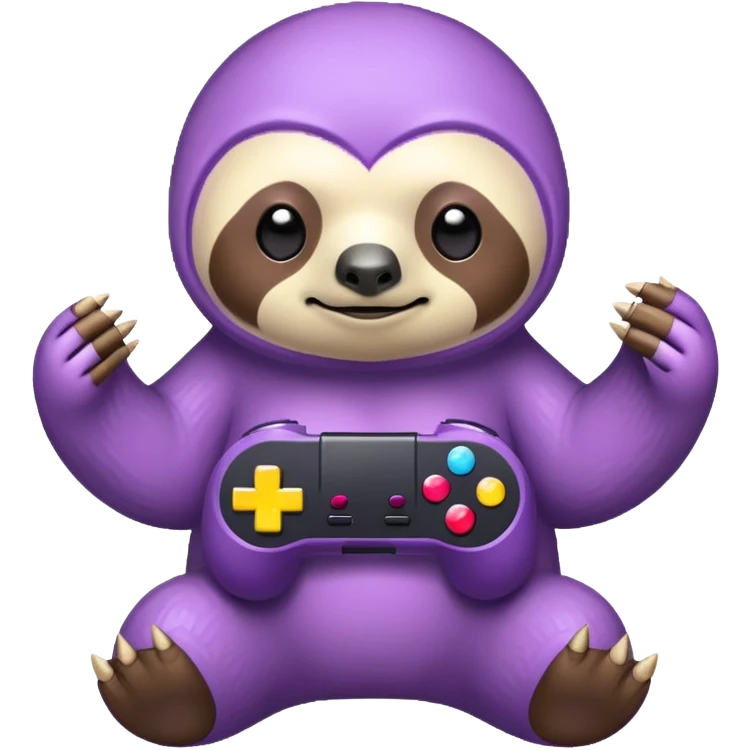 🕹️📺👾🦥💜 emoji