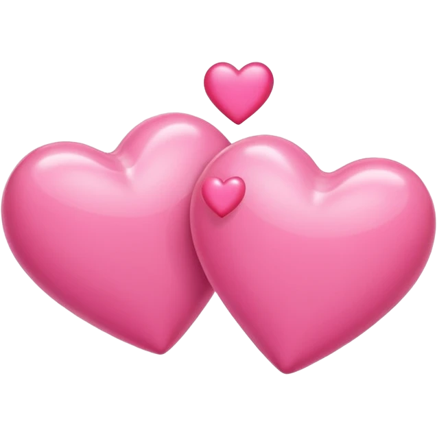 Two pink hearts emoji