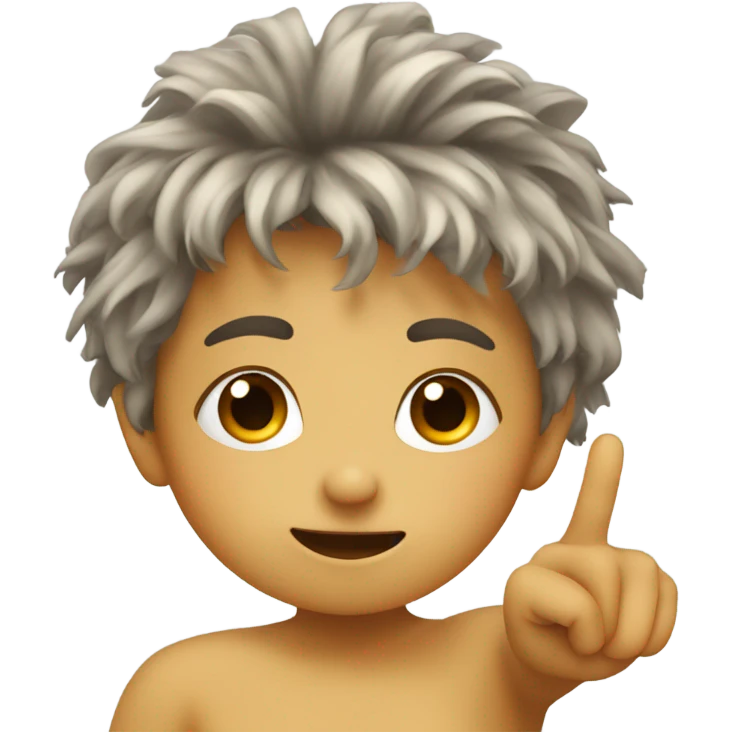 Kid picking nose emoji