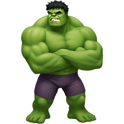 Hulk in love emoji