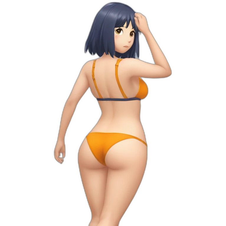 hinata hyuga full body pawg micro bikini back focus emoji