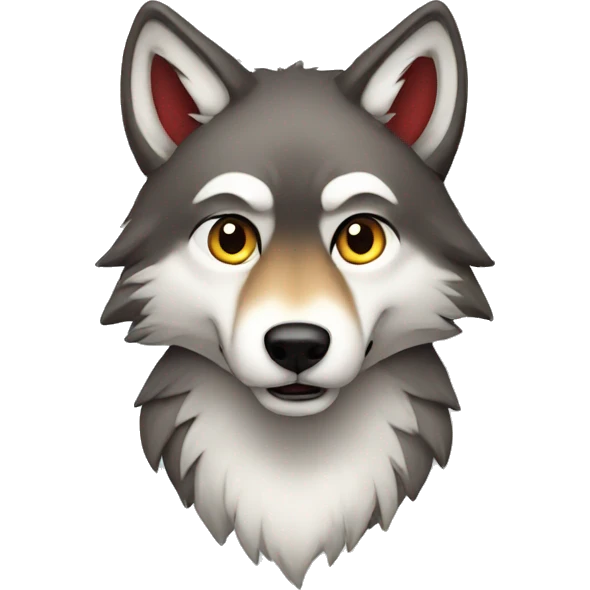 A wolf from Little Red Riding Hood  emoji