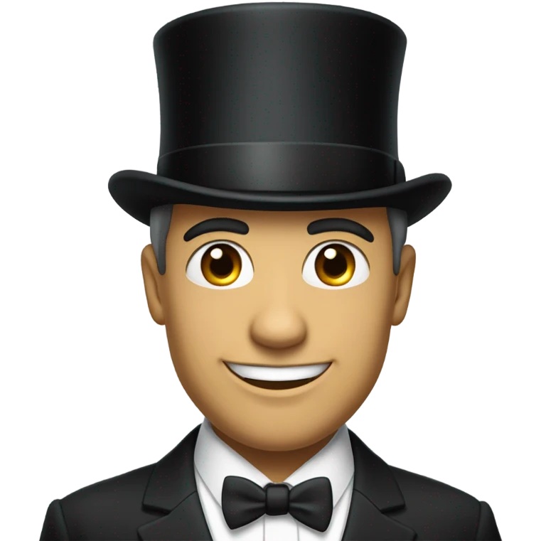 Man with top hat emoji