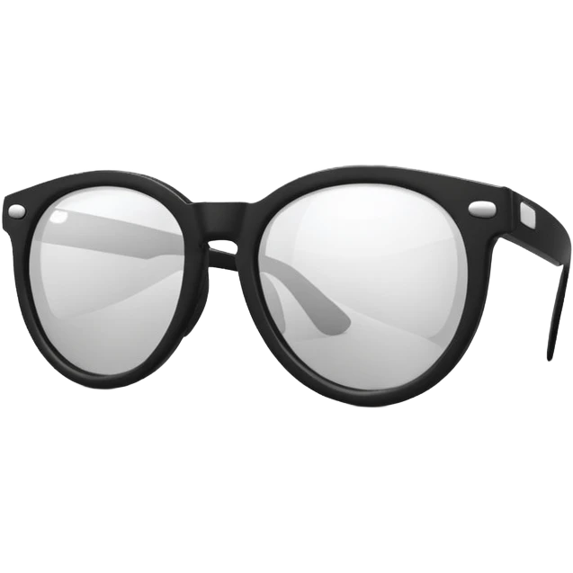 3d style white sunglasses emoji