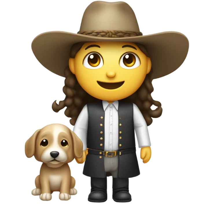 Una oveja y un pastor  emoji