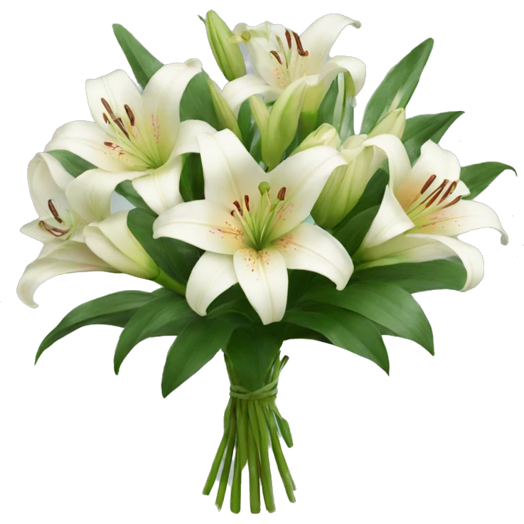 Bouquet of lilies emoji