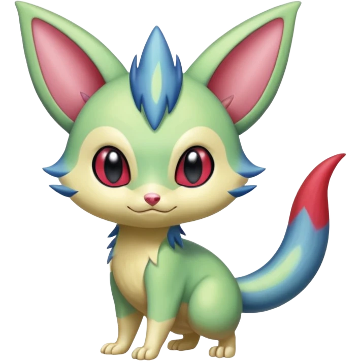 Sneasel-Furret-Celebi-fusion emoji