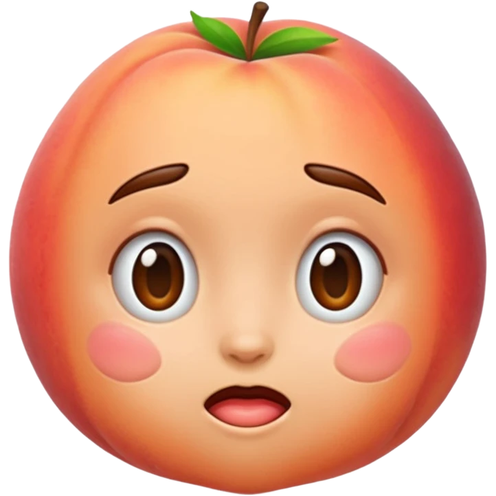Peach emoji slapped  emoji