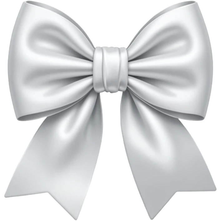 White bow emoji