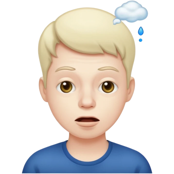 Frenchy farting emoji