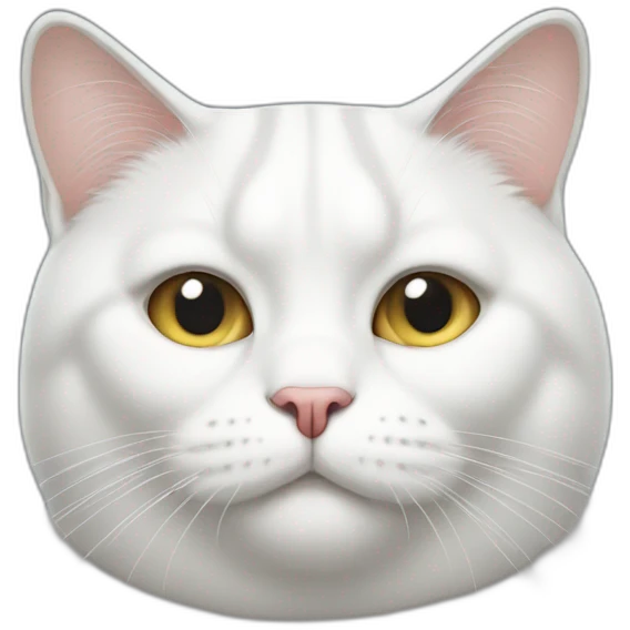 white-fat-cat emoji
