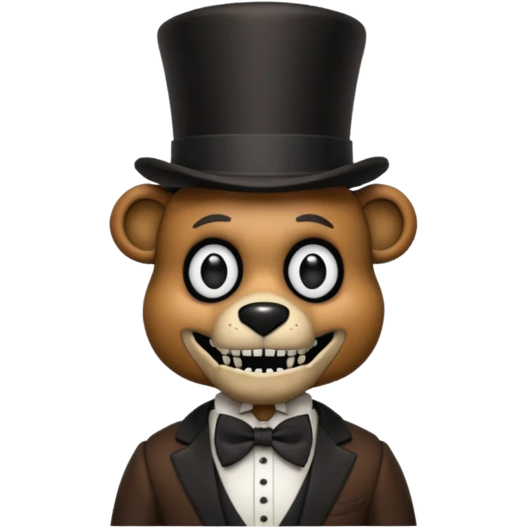 Make Freddy from fnaf emoji