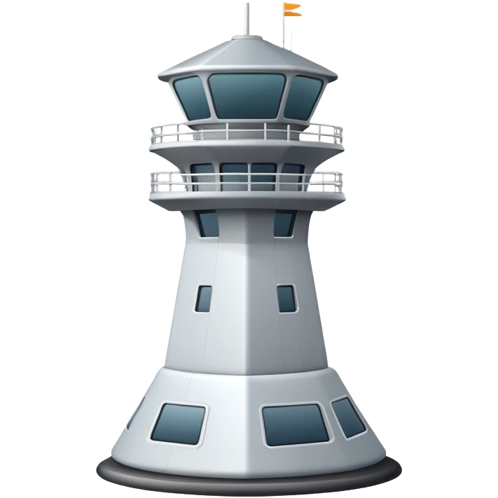 Air traffic control tower  emoji