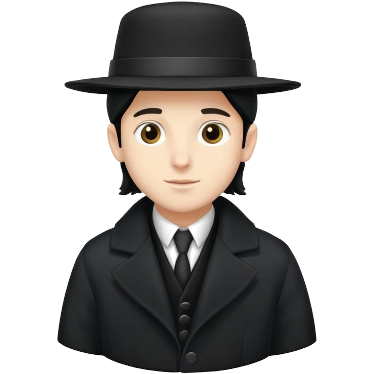 Hasidic boy emoji