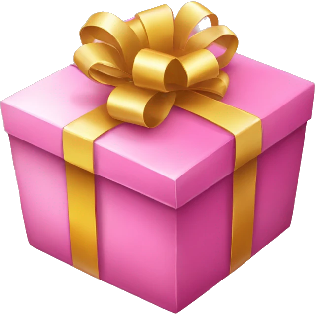 caja de regalo rosadp emoji