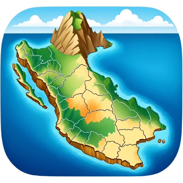 Generate a correctly Peru map emoji